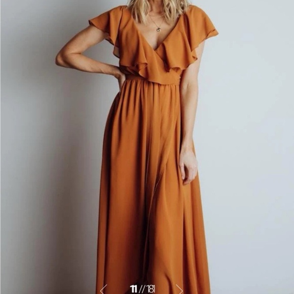 Katya ruffle dress women’s Baltic born maxi